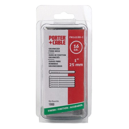 Porter-Cable Finish Nails 1" 16G PFN16100-1